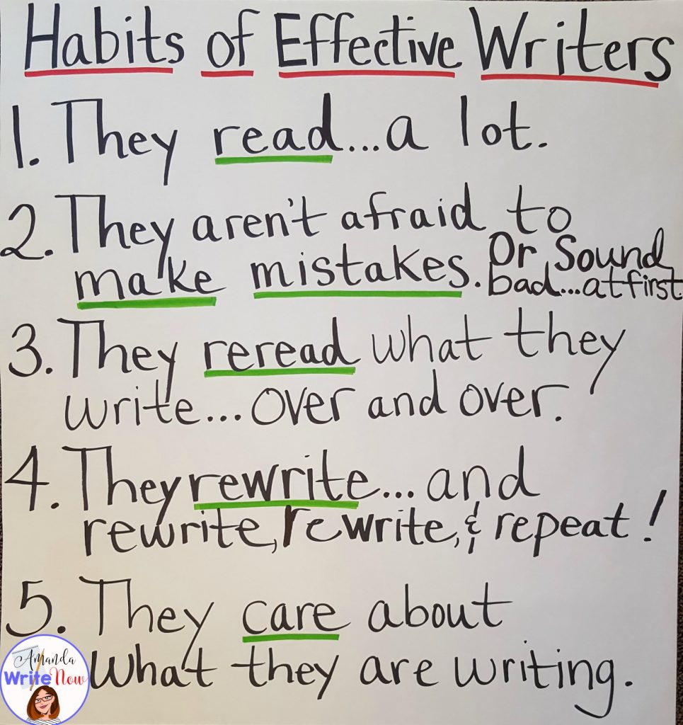 Habits Of Effective Writers - Amanda Write Now