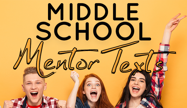 Mentor Texts Middle School by Genre+Summaries Skills to Teach