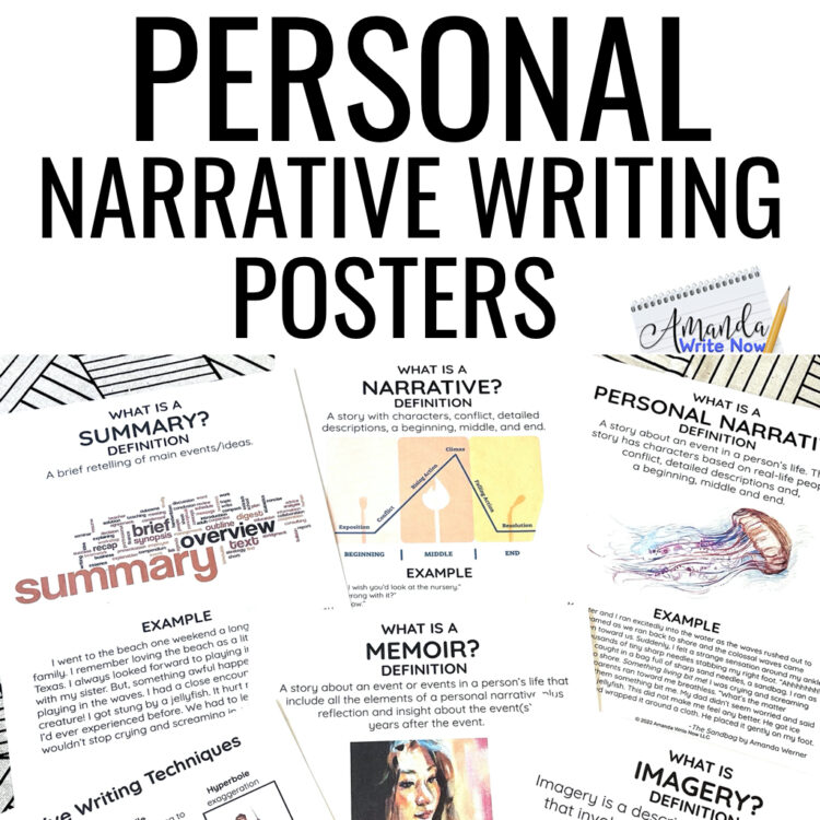 Personal Narrative Writing Posters.001