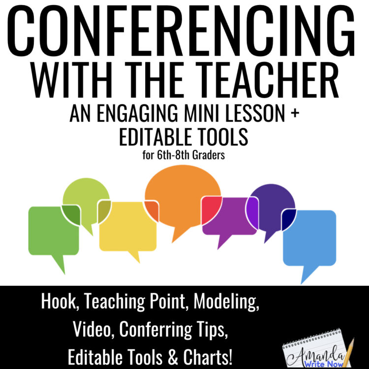Conferencing with the Teacher Mini Lesson Cover.017