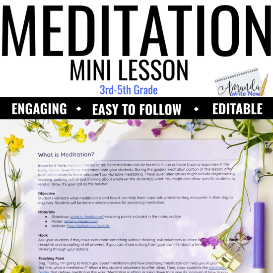 Meditation Mini Lesson 3rd-5th Grade
