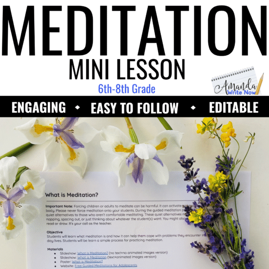 Meditation Mini Lesson 6th-8th Grade